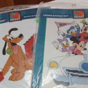 Disney Mickey & Friends Cross-Stitch Kit - Multicolor